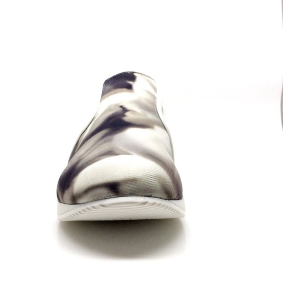 NEW MAX MARA MM 30 Neutro Gray Floral Sneakers - Picture 8 of 14